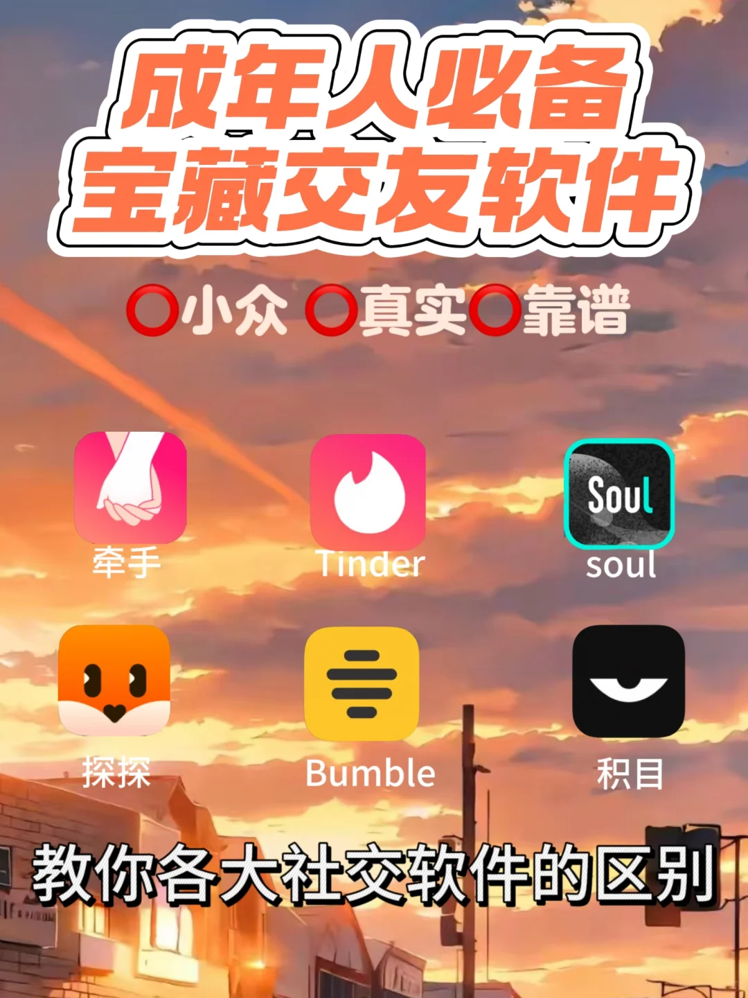 各大社交软件区别