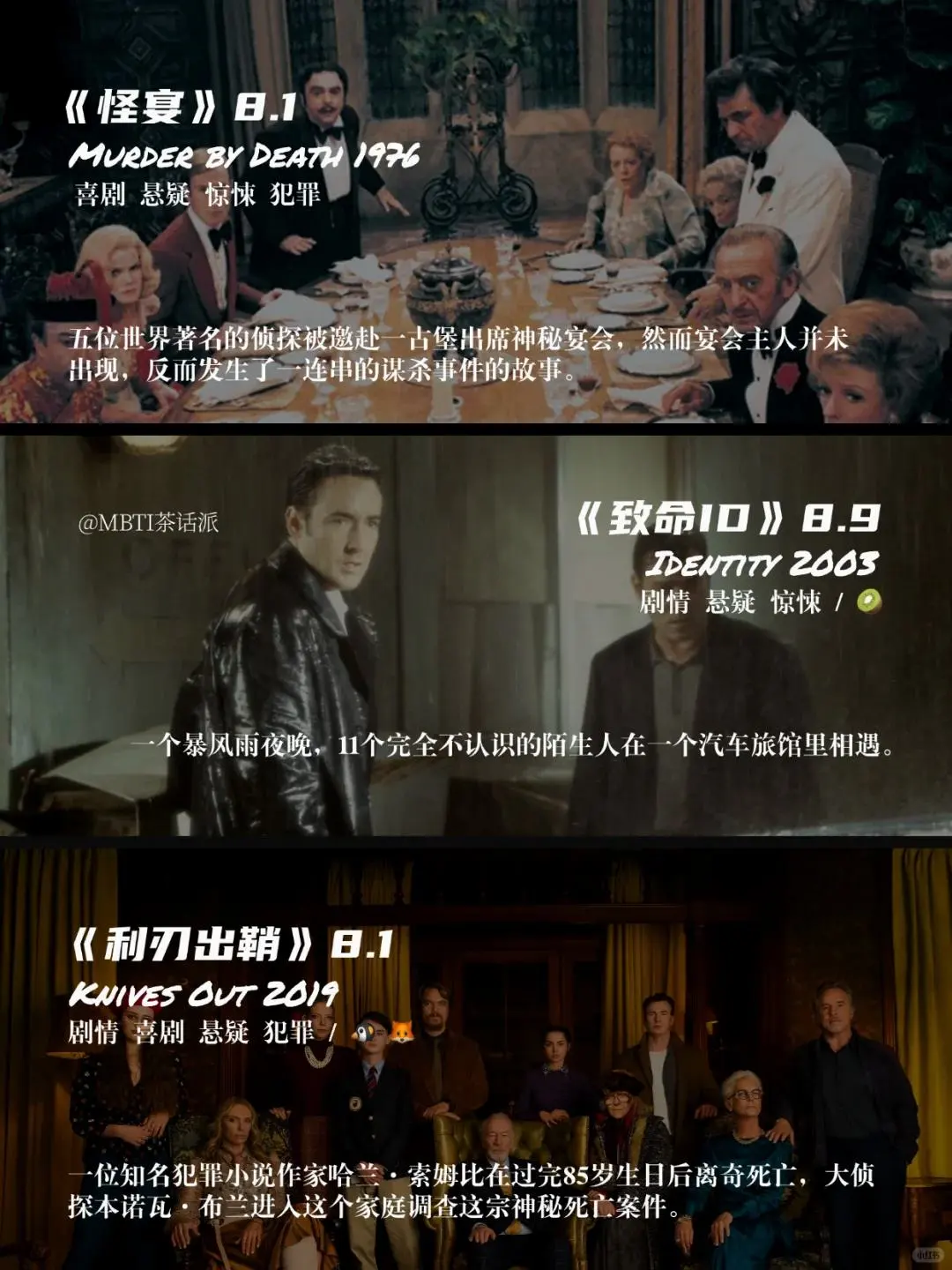 推理迷必看！暴风雪山庄电影推荐