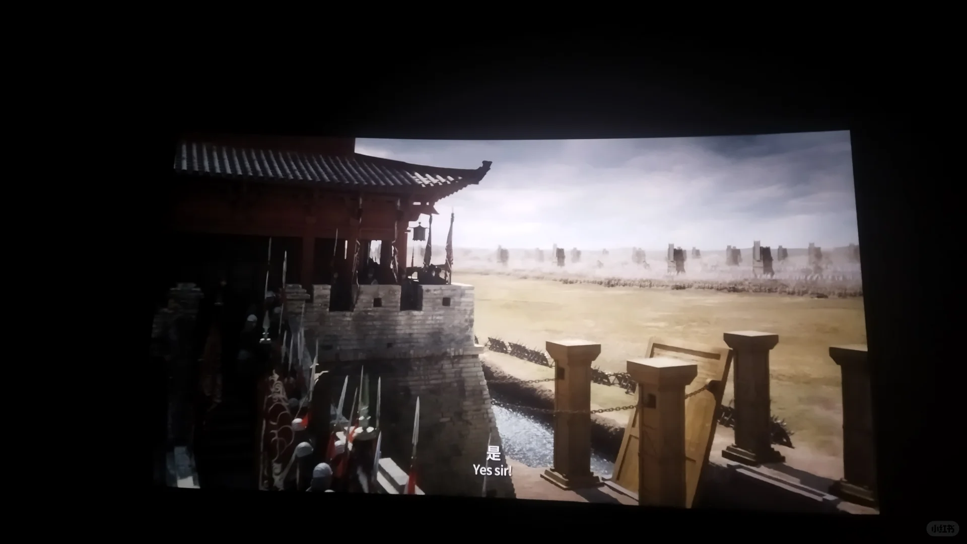 今天去看了《射雕英雄传》，不错，大场面多