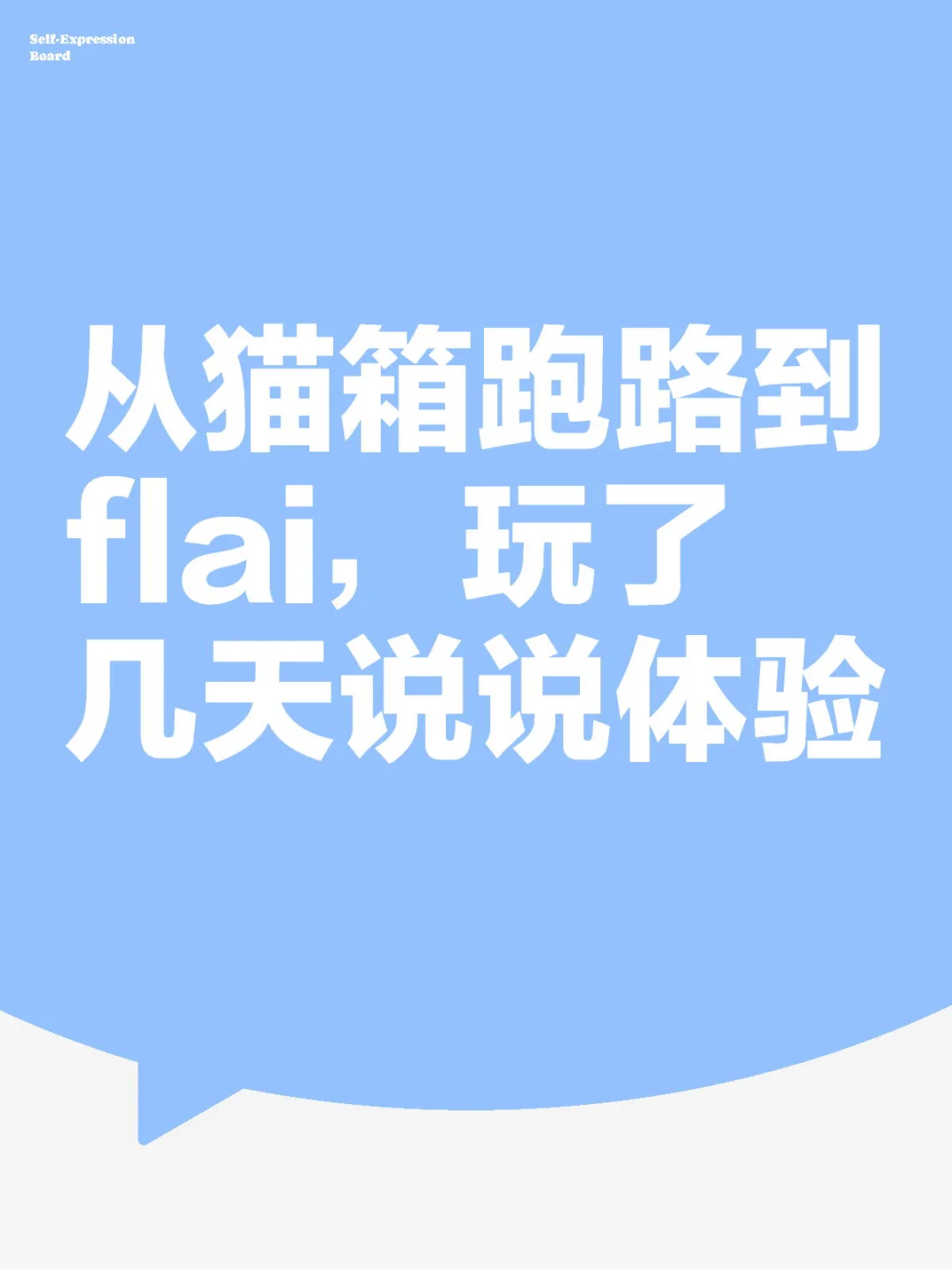 从猫箱跑路到flai，玩了几天说说体验