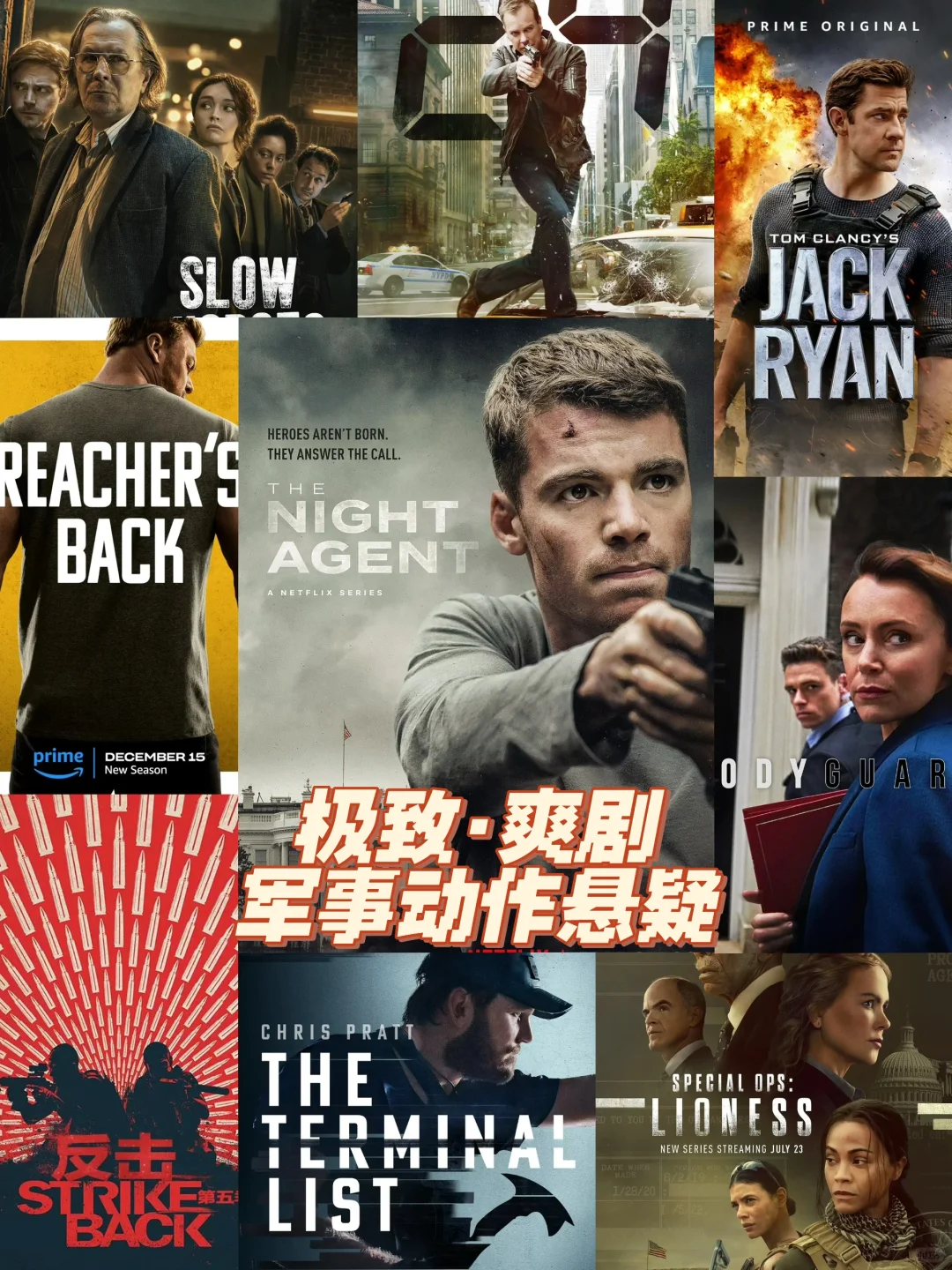 豺狼看完还有啥！同类型军事动作英美剧推荐