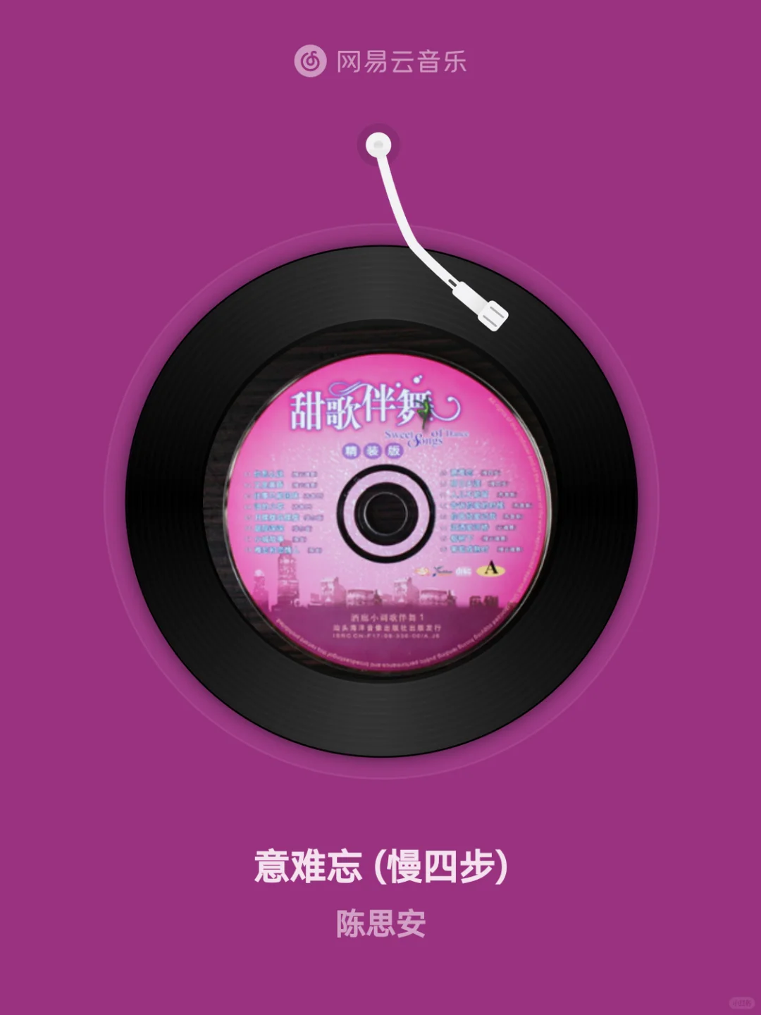 意难忘 (慢四步) - 陈思安