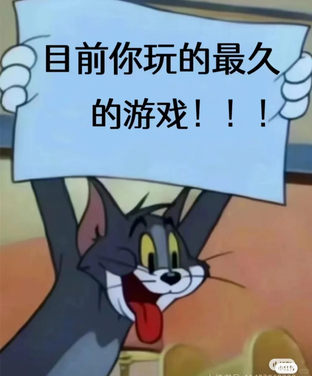 目前你玩的最久的游戏