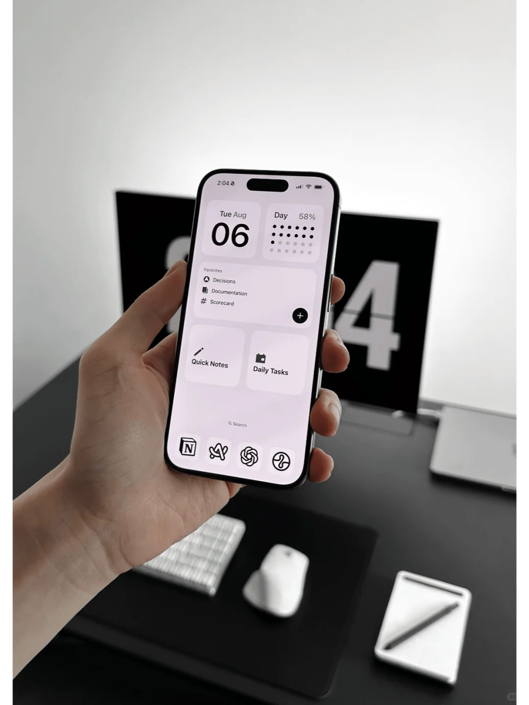 IOS18—Notion快捷主屏幕