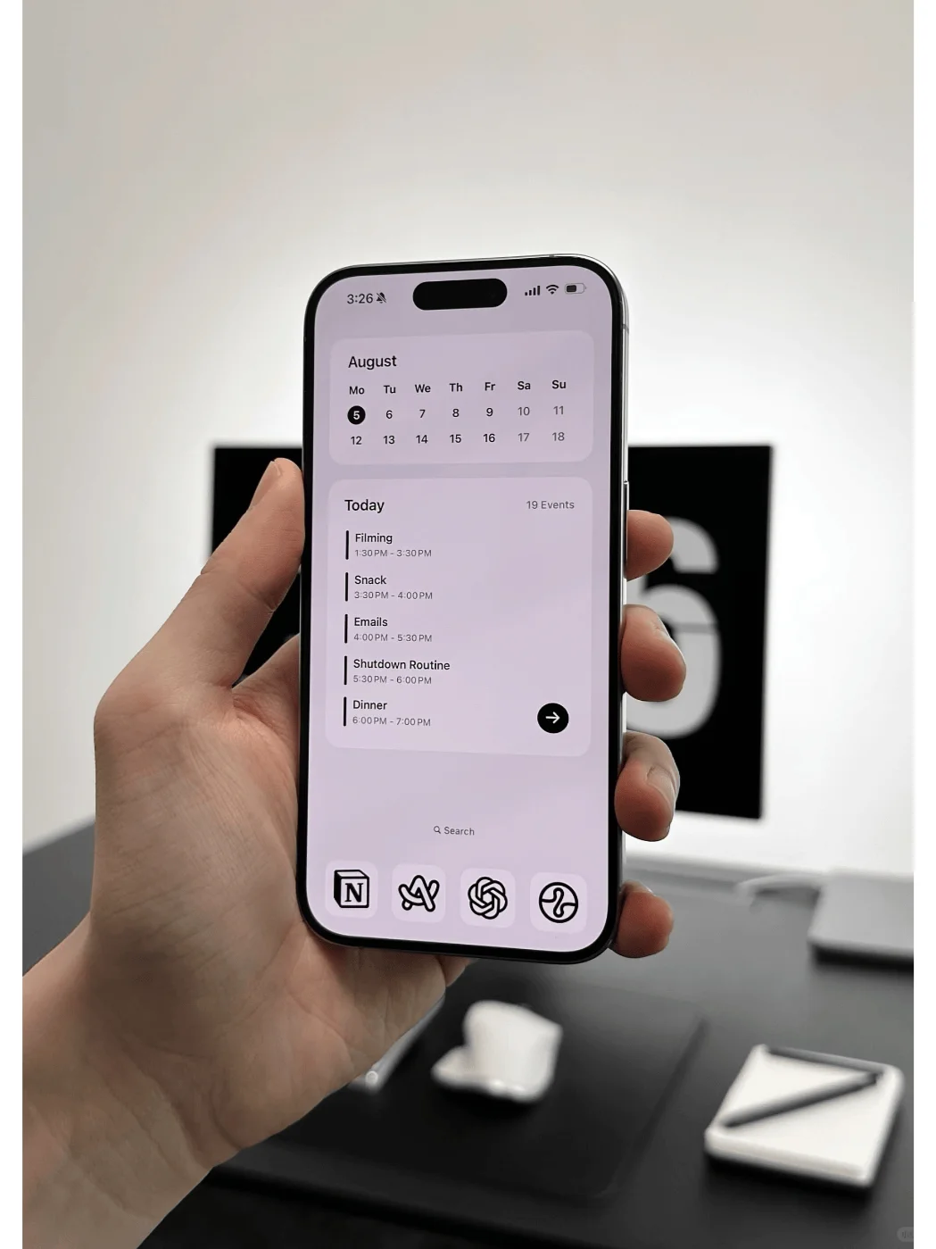 IOS18—Notion快捷主屏幕