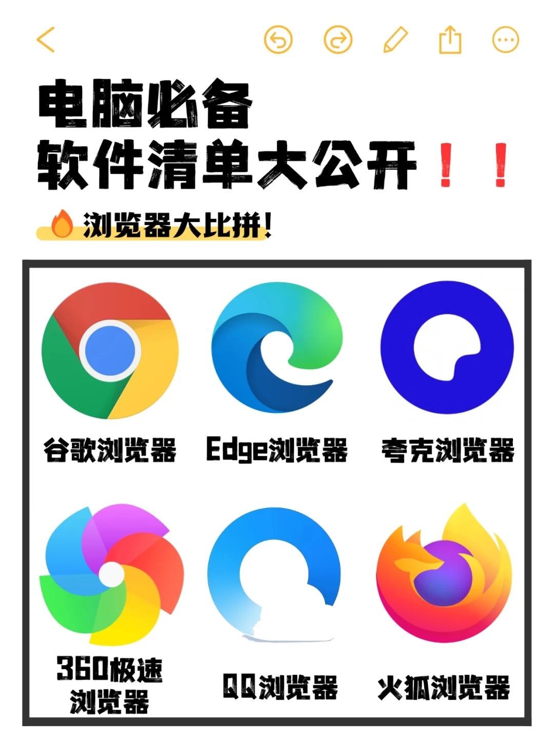 🔥浏览器大比拼！你的上网神器是哪款？🔍