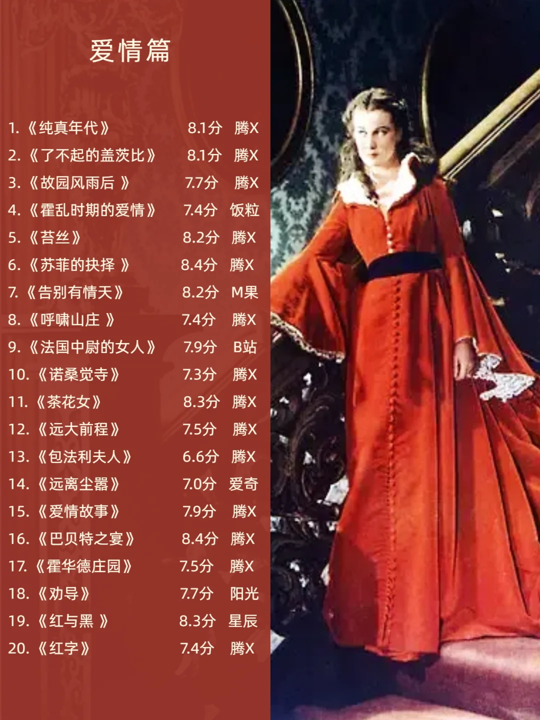 120部世界文学改编电影🎬谁才是神作🤩