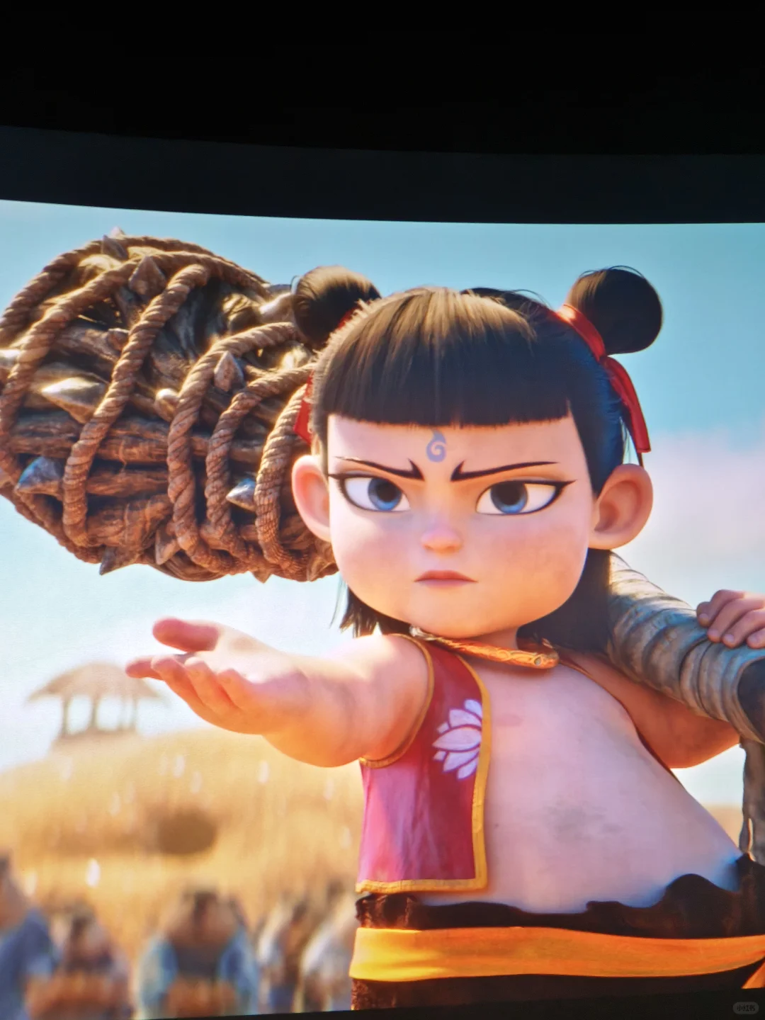 大年初一带娃去看哪吒了