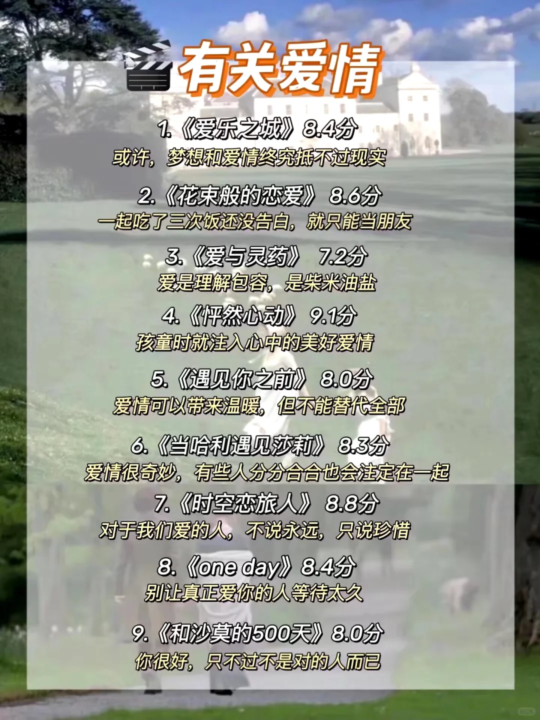 寒假电影清单🎬