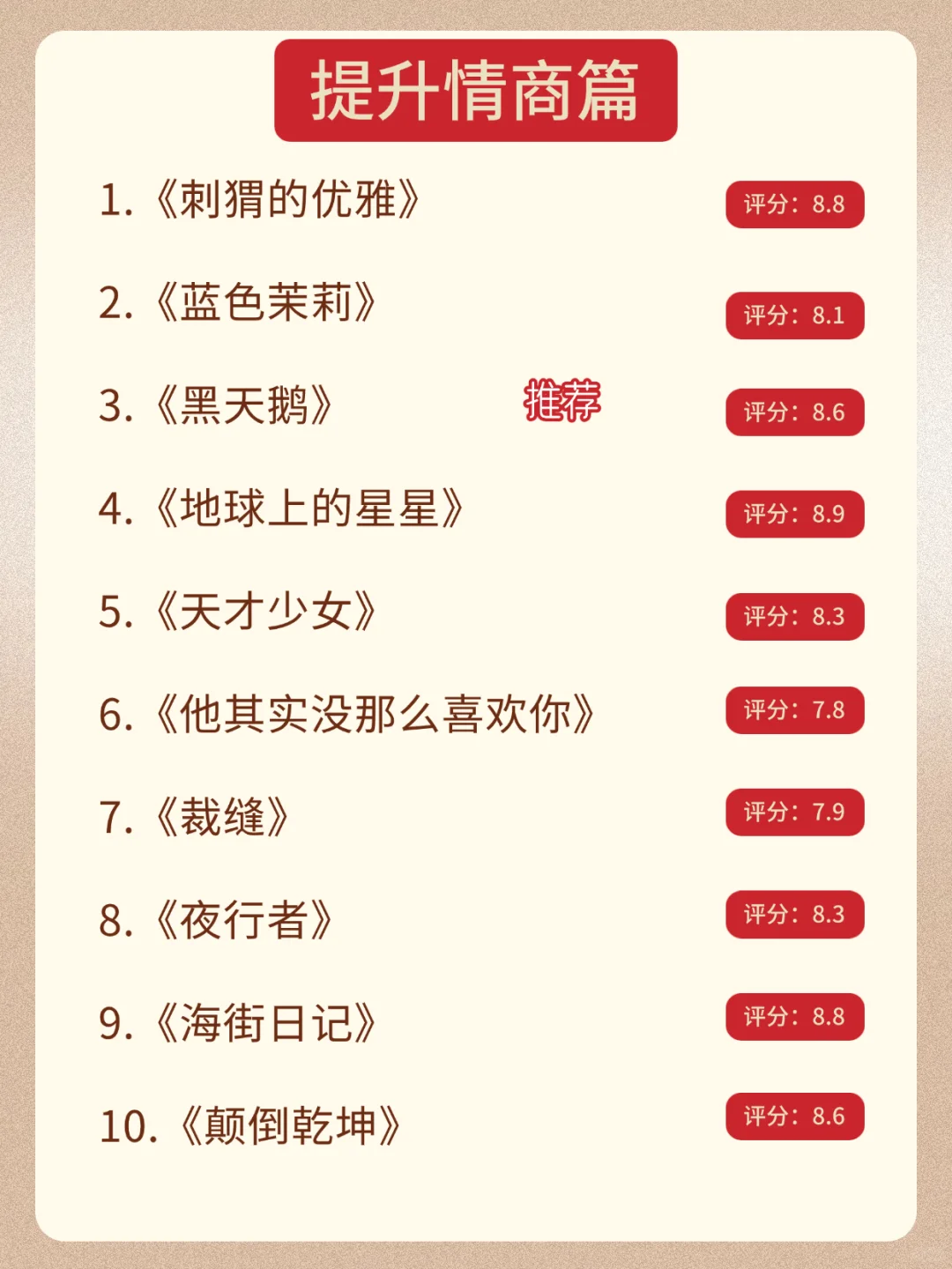 🔥搞钱女孩必看的100部🎬❗❗春节狂刷