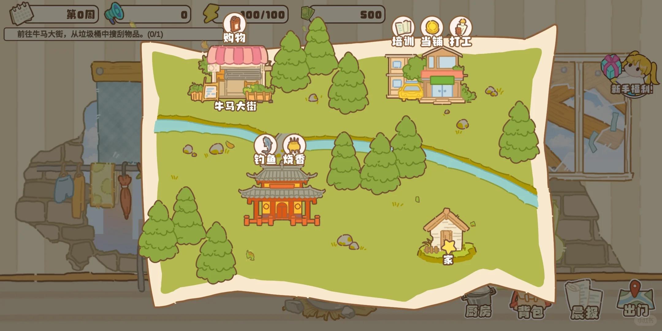 我一个捡垃圾的让我领养孩子结果养成服务员