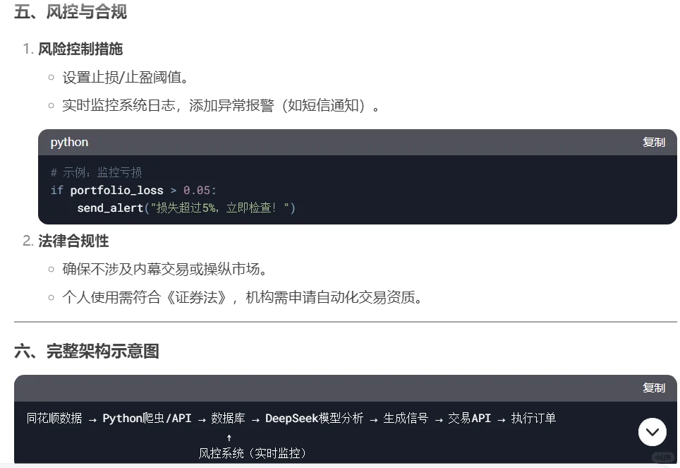 把DeepSeek接入炒股软件后赚发了🤗