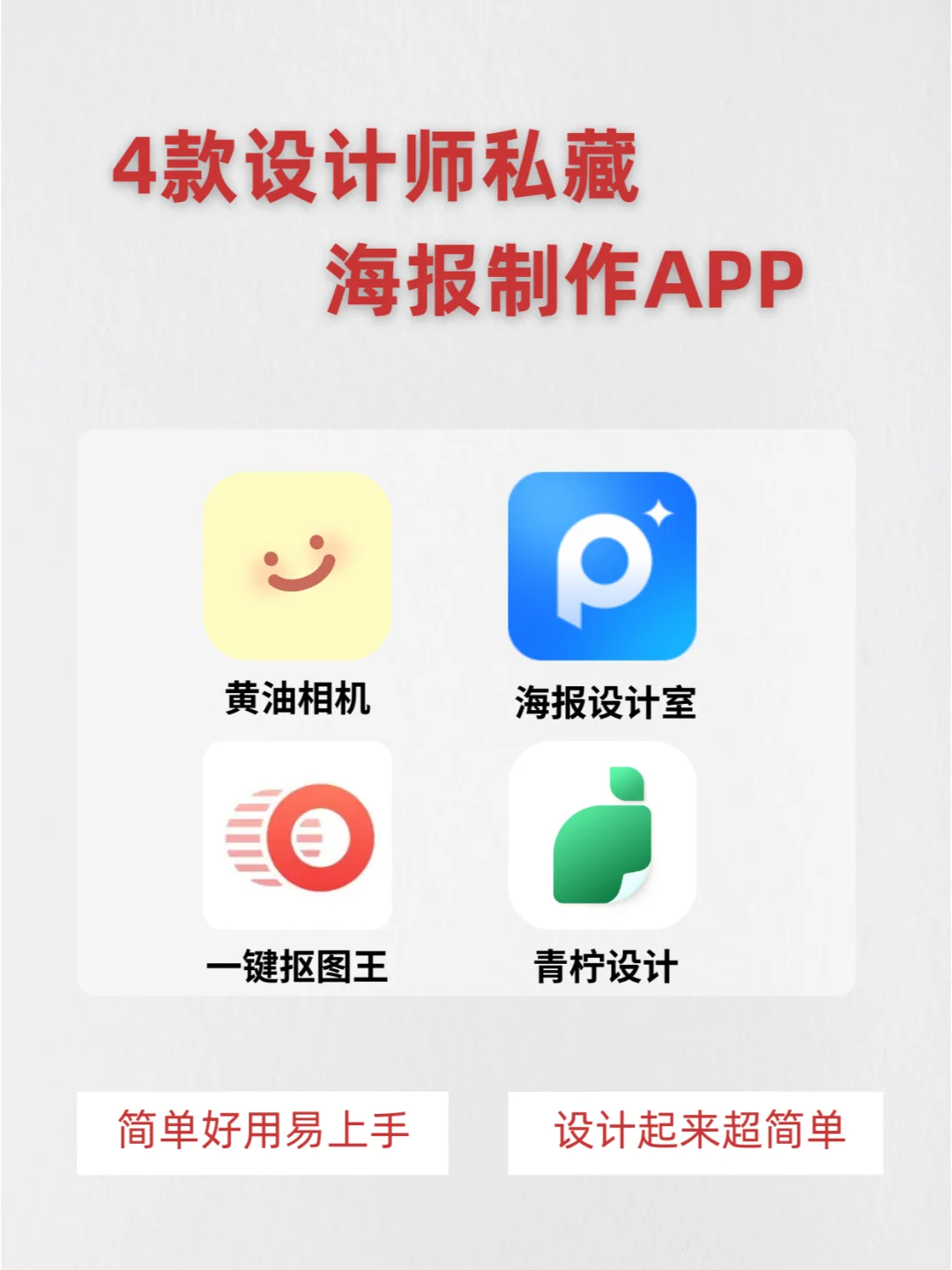 作图不求人！4 款 APP让你手机上也能做海报