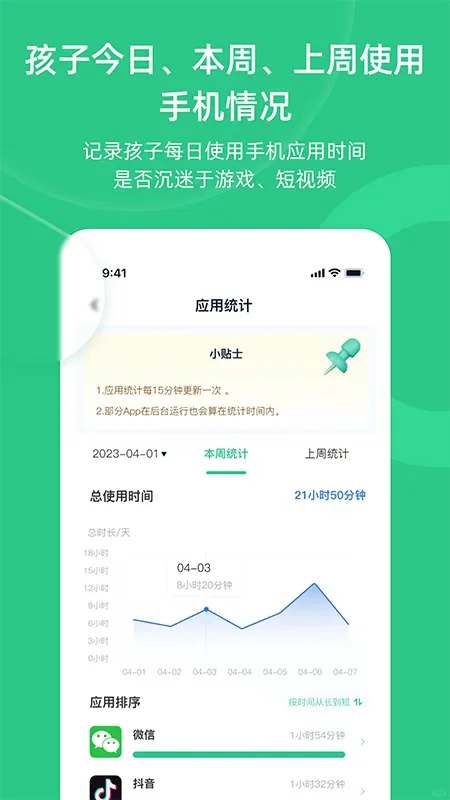 分享家长远程管控孩子玩手机的app