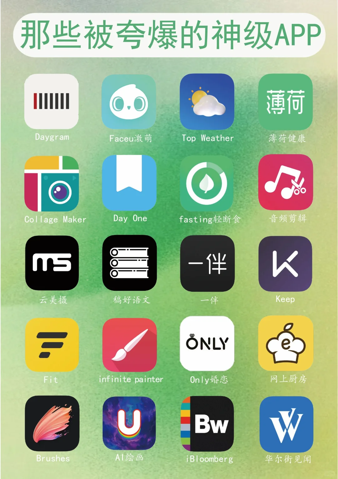 那些被夸爆的神级APP
