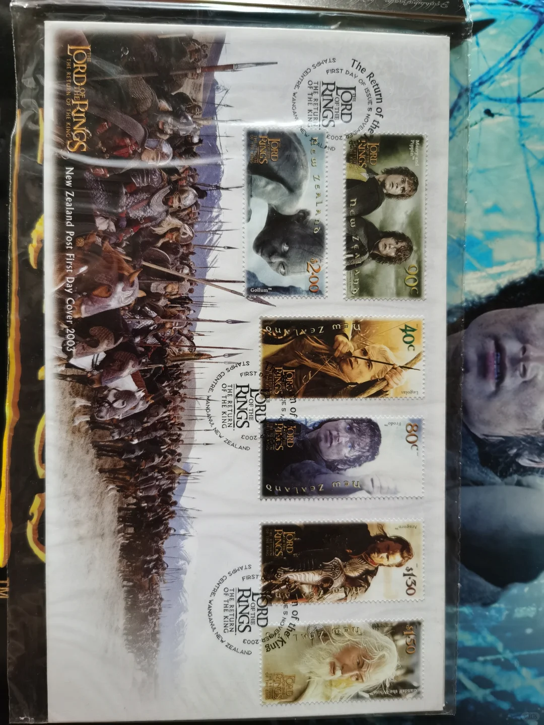 魔戒周边电影画册首日封邮票
