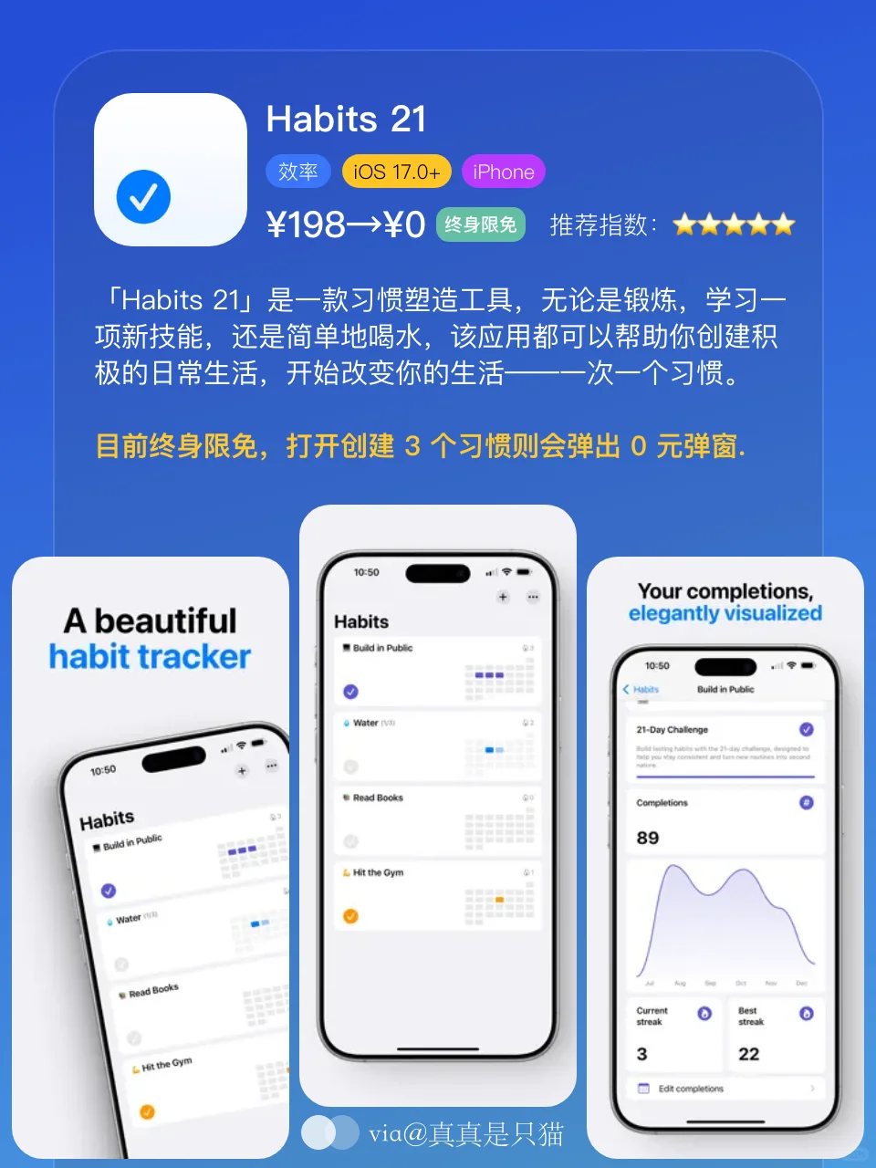 App Store今日限免｜¥452→¥0｜白嫖！