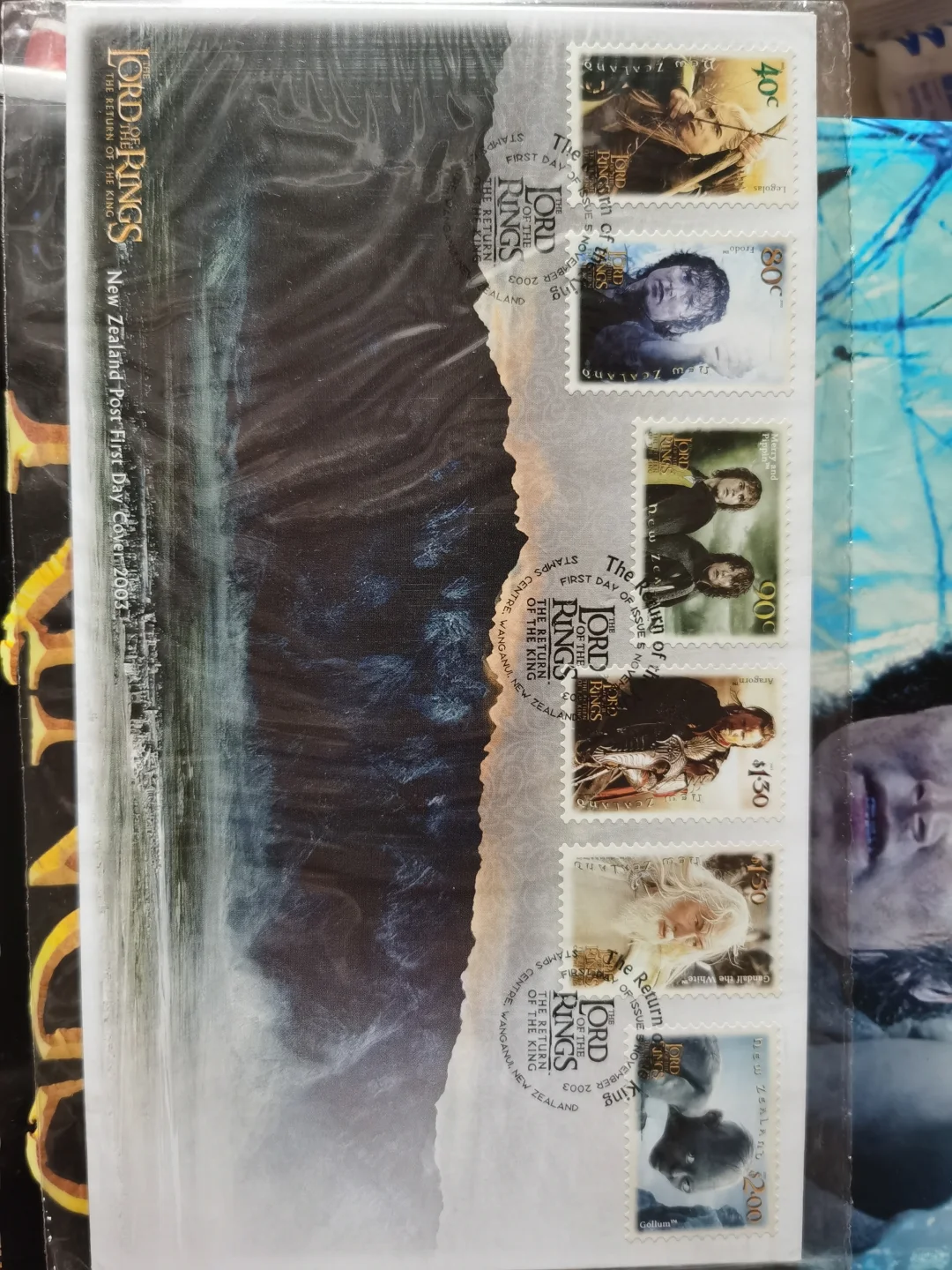 魔戒周边电影画册首日封邮票
