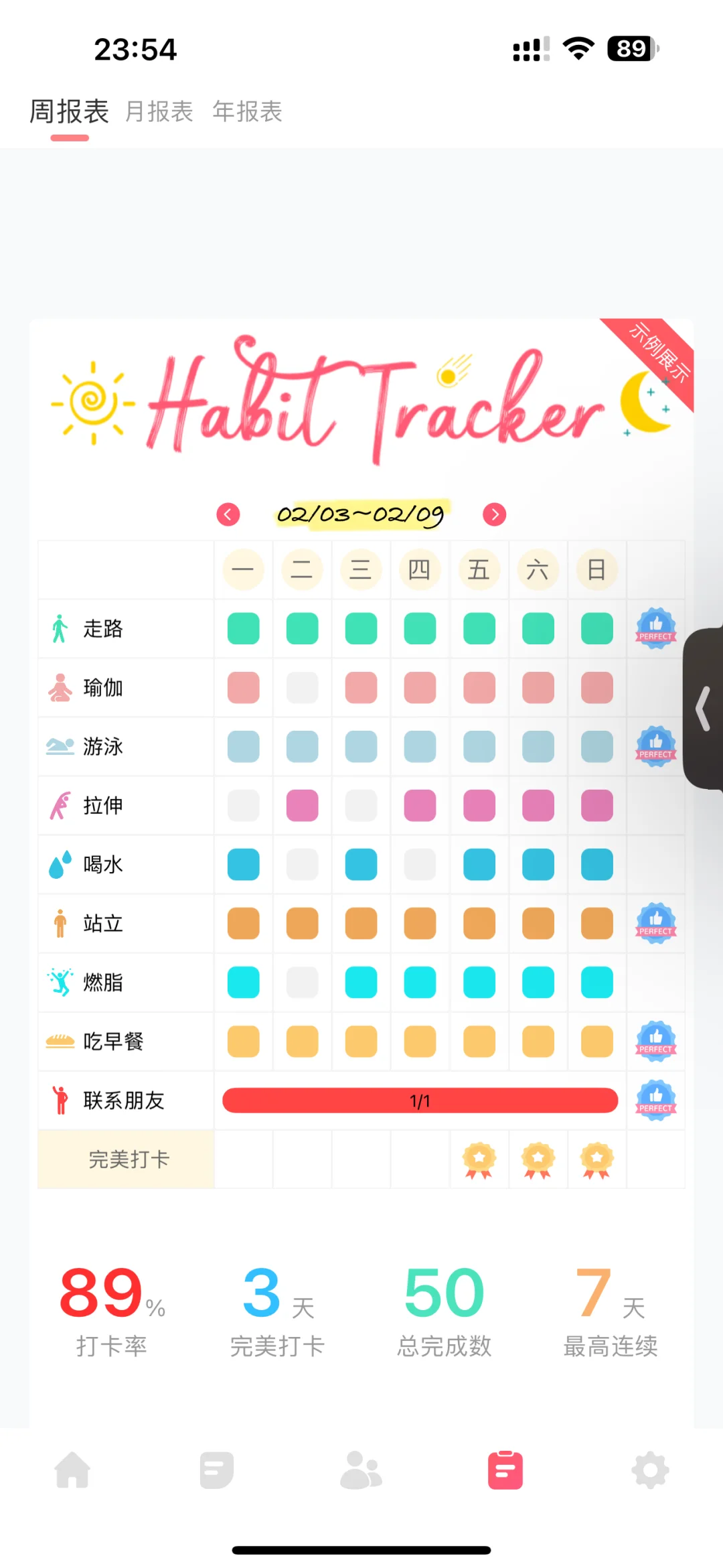 习惯清单！非常好用的一款软件！