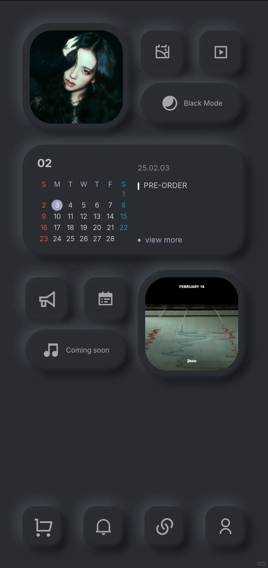 智秀个人app上线！超美桌面💜🖤