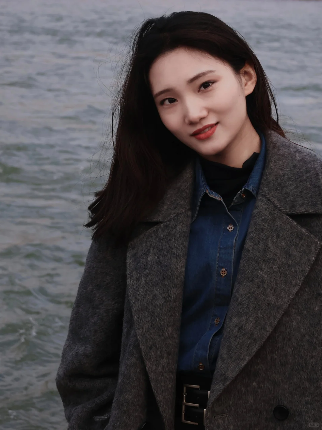 在黄河边拍出大海电影感写真