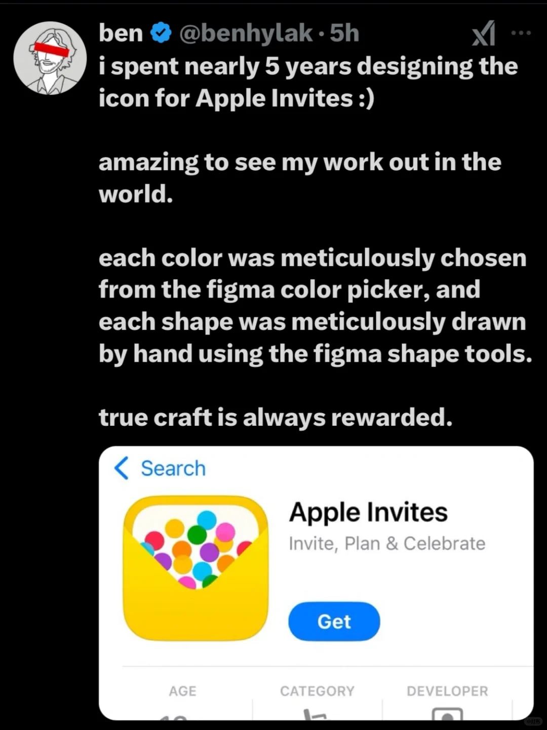 震惊：Invites图标设计竟用了5️⃣年时间😅
