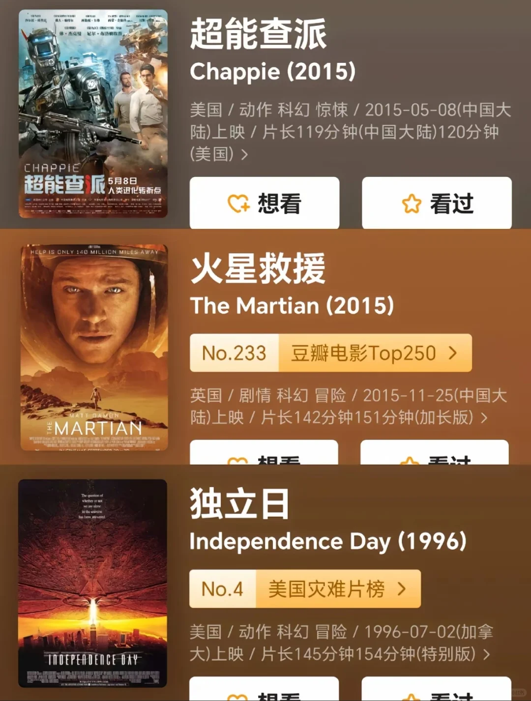 高分科幻电影推荐