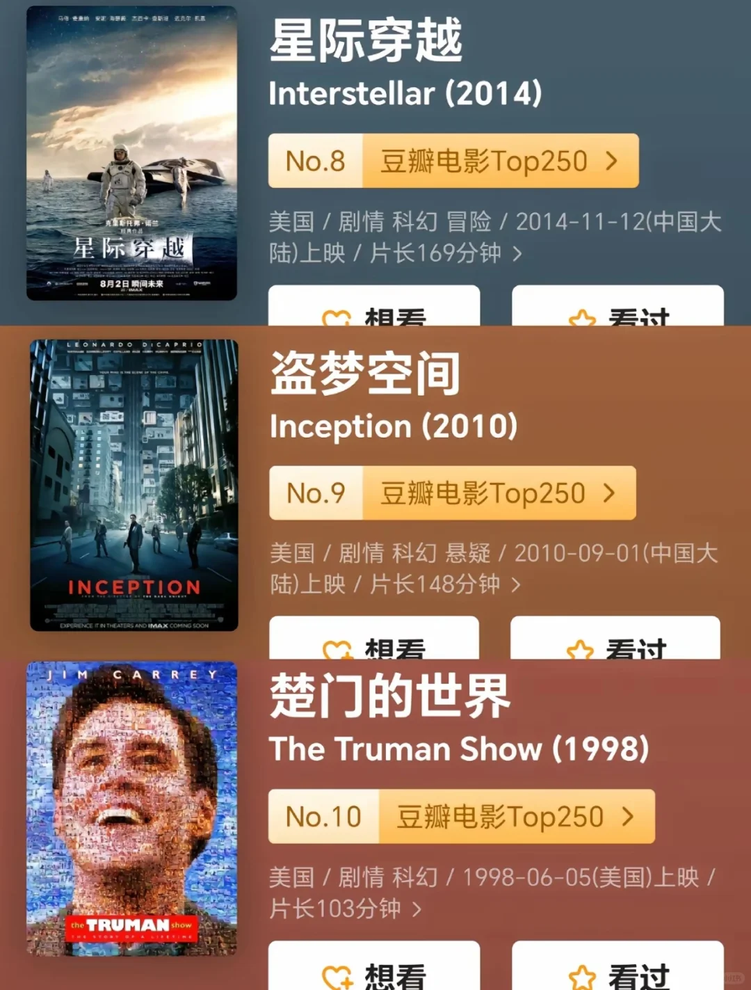 高分科幻电影推荐