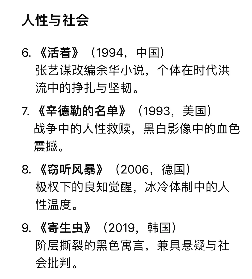 如果一生只能看20部电影，这些你都看过了吗？