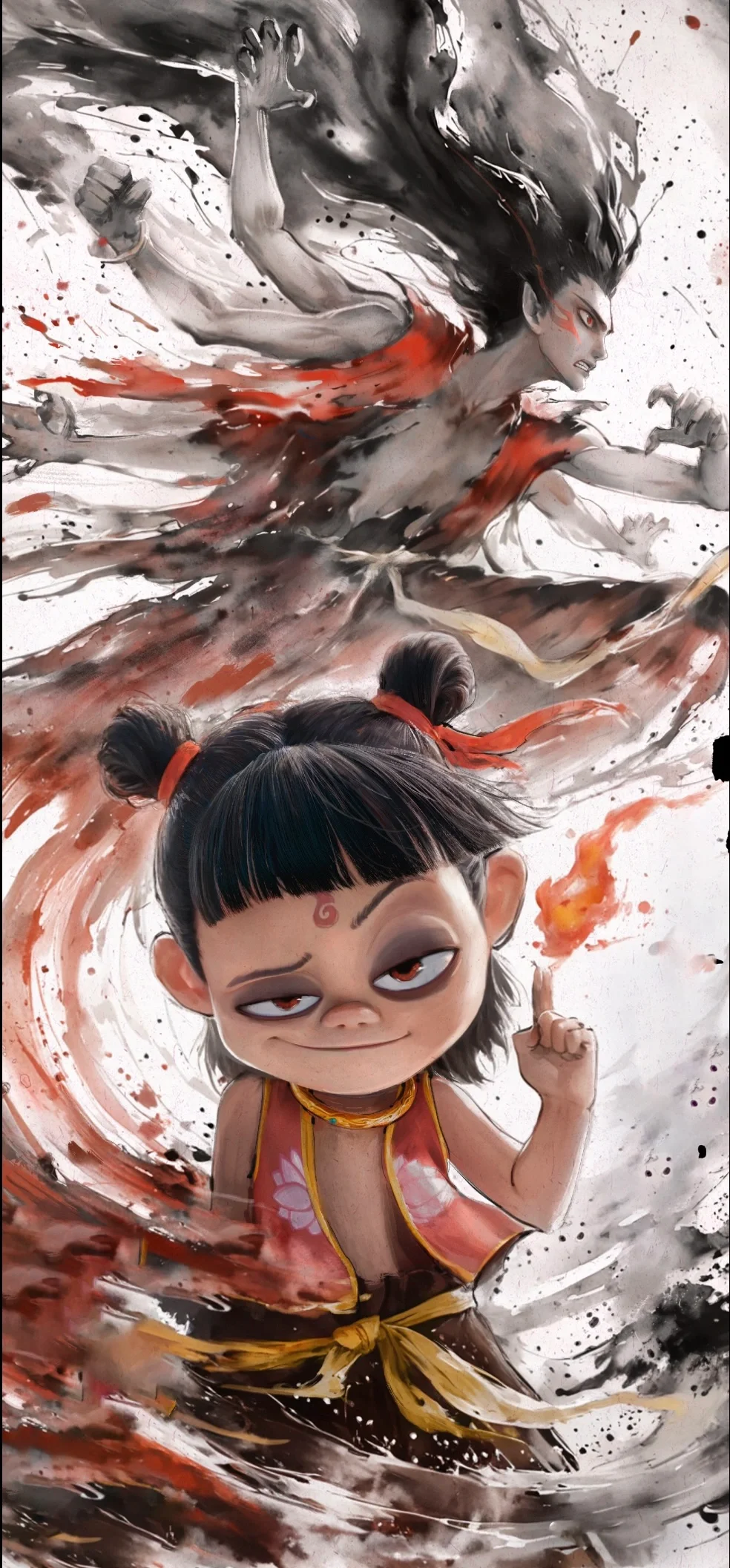 恭喜哪吒成为中国票房第一！（附带壁纸）