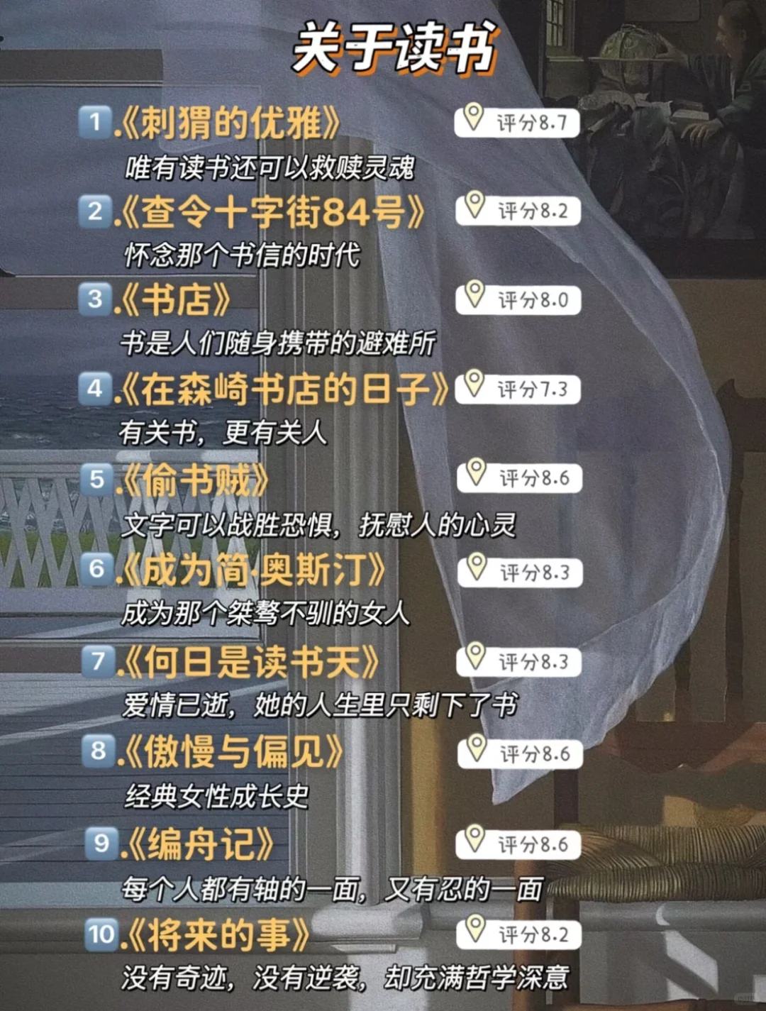 影单🎬70部女生成长必看高分电影🔥