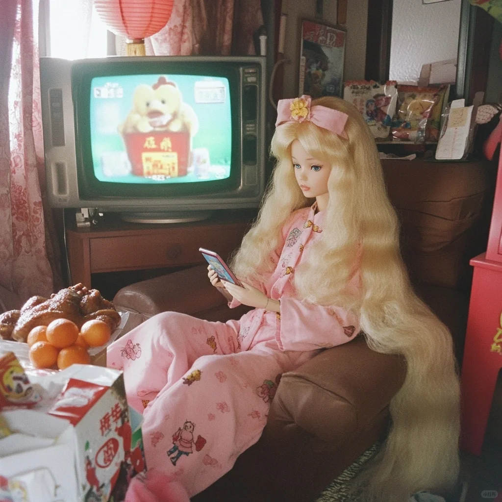 像不像过年玩手机的你😤Barbie|芭比