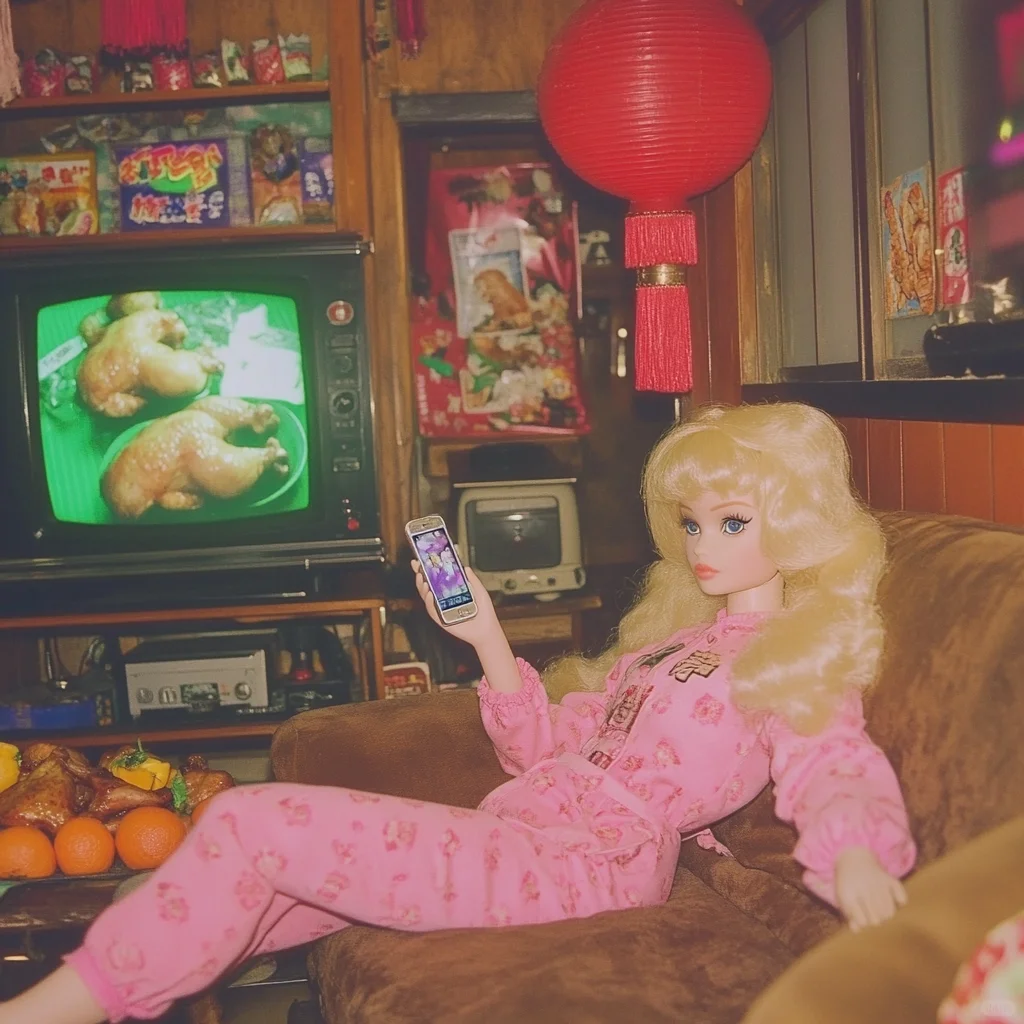 像不像过年玩手机的你😤Barbie|芭比