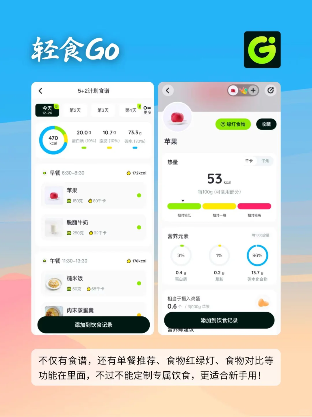 过年不胖全靠它们☑️减肥记录app