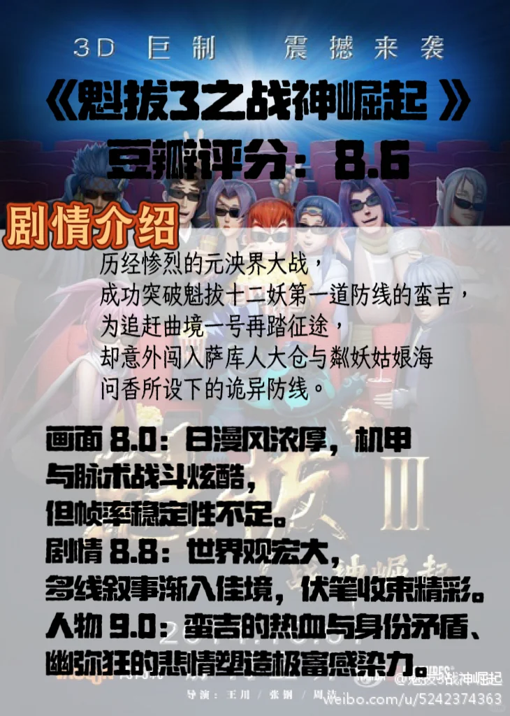 🌟10部高分国漫电影推荐，哪吒居然仅排第二！