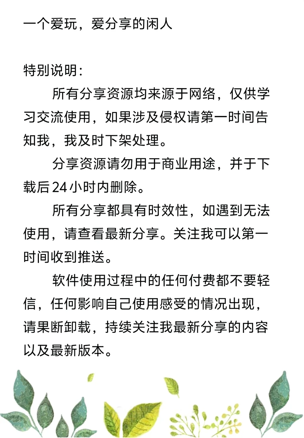 一个爱玩的闲人