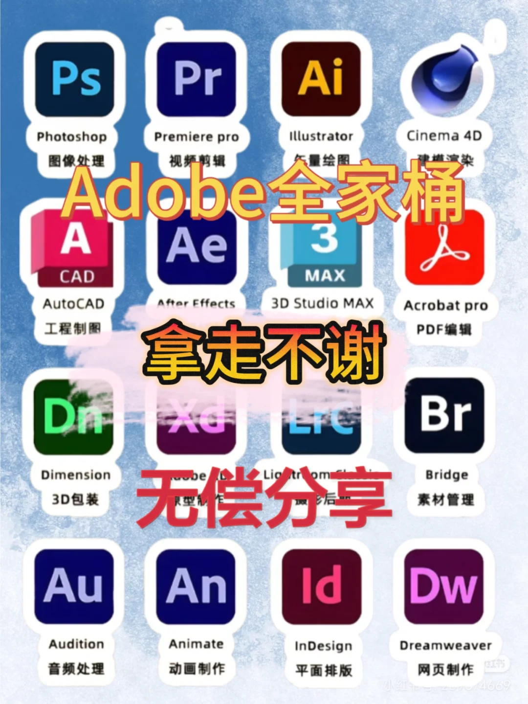 Adobe全家桶新版更新分享来啦!一键安装~
