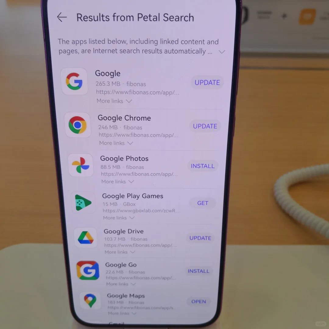 华为手机和google的下载方法