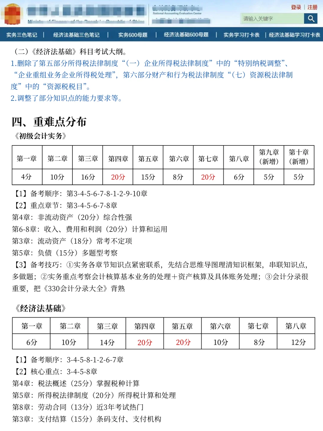 春节新通知！25初会考试大纲考点新变化！