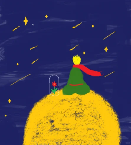 用电脑自带画图软件画画