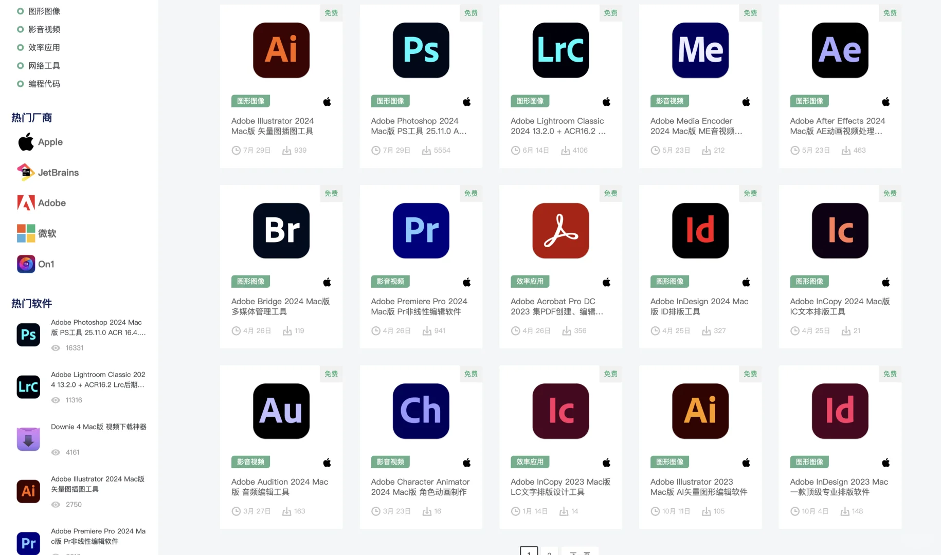 MacBook 免费的Adobe软件