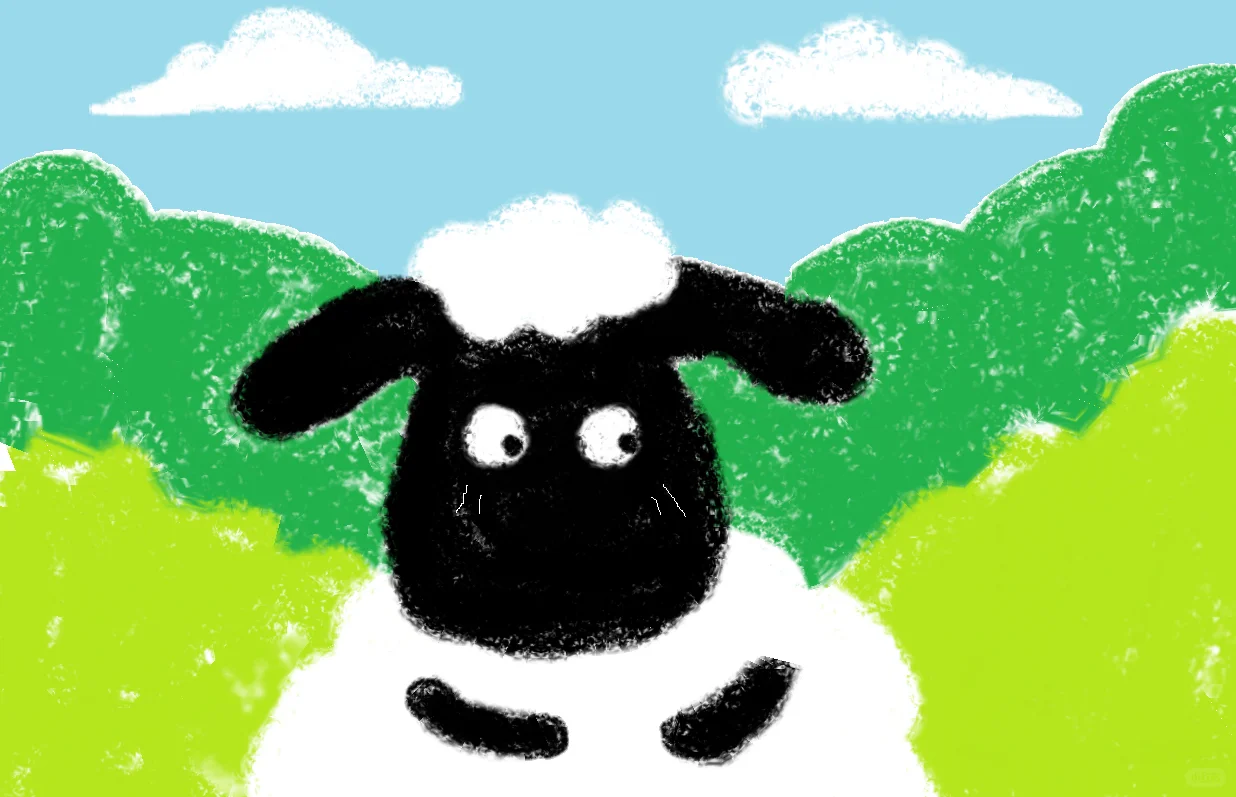 用电脑自带画图软件画画