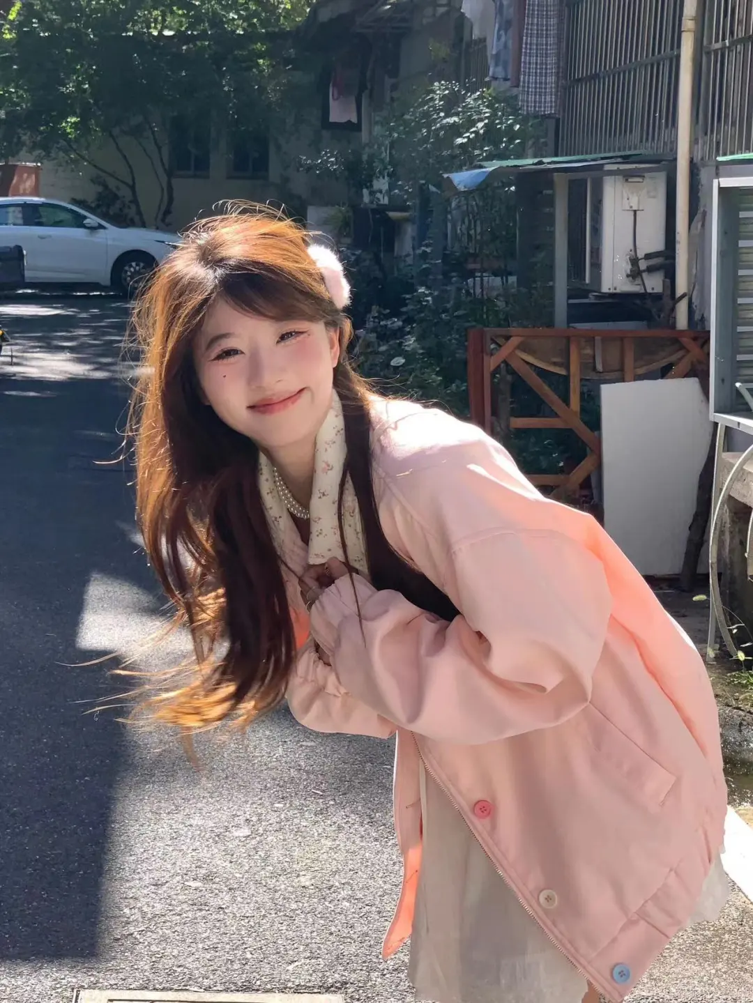 啊救命~开春穿搭粉色外套真的绝美了~