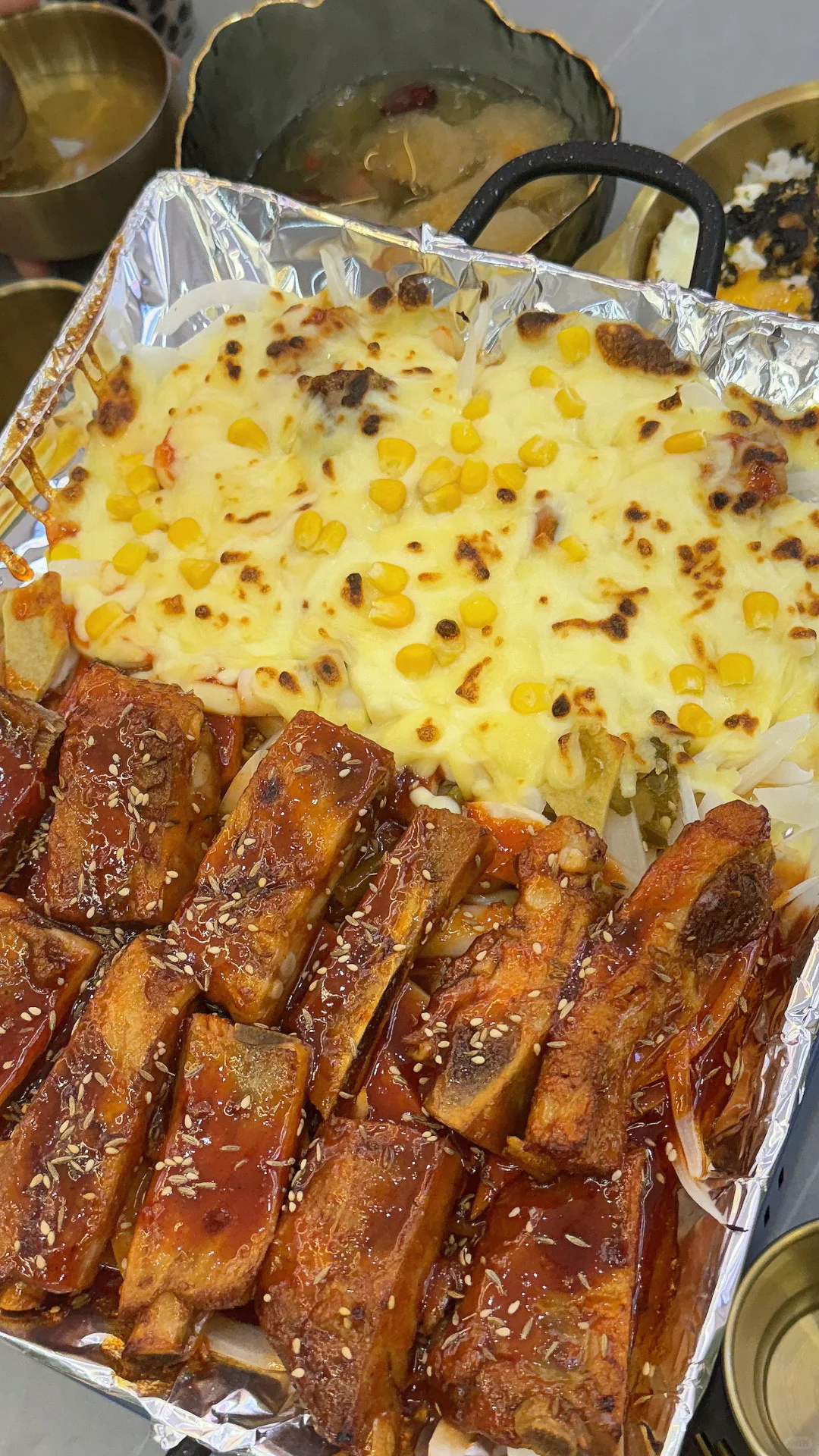 沈阳超火的芝士排骨锅🥘锦州也有啦！