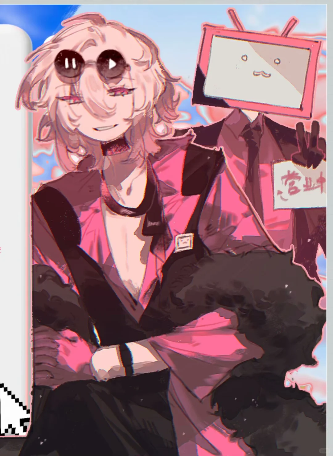 有这样一位小电视进入你的电脑