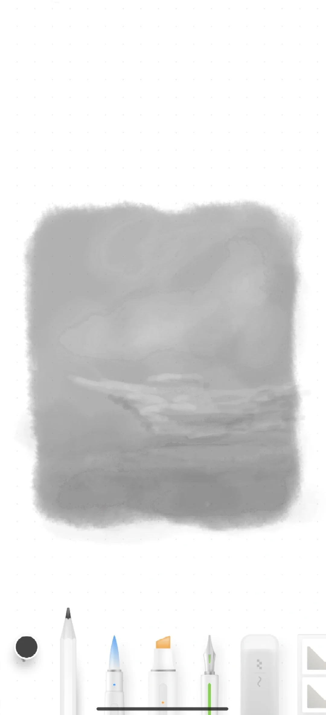 原来手机笔记app也能画出来点感觉