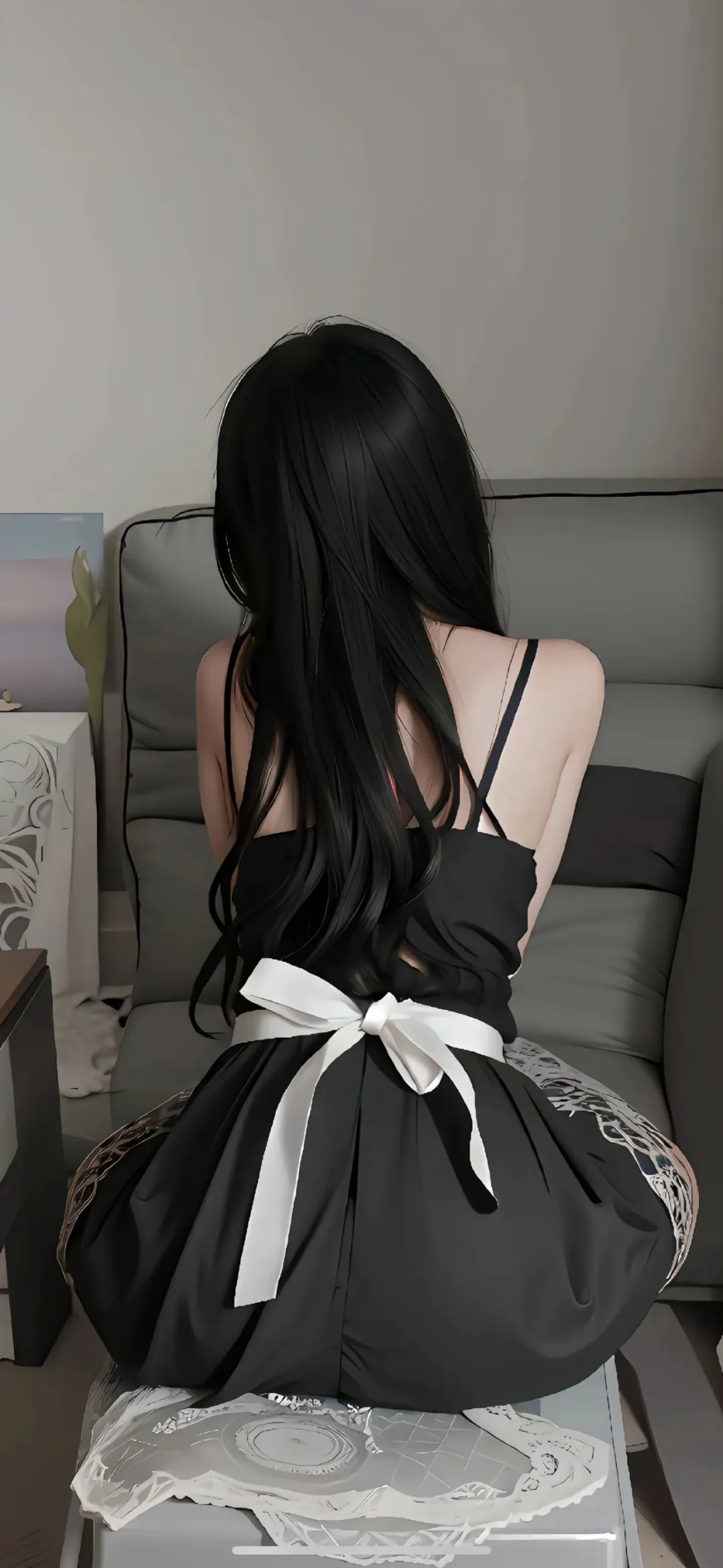 手机壁纸丨精选高清美女背影壁纸