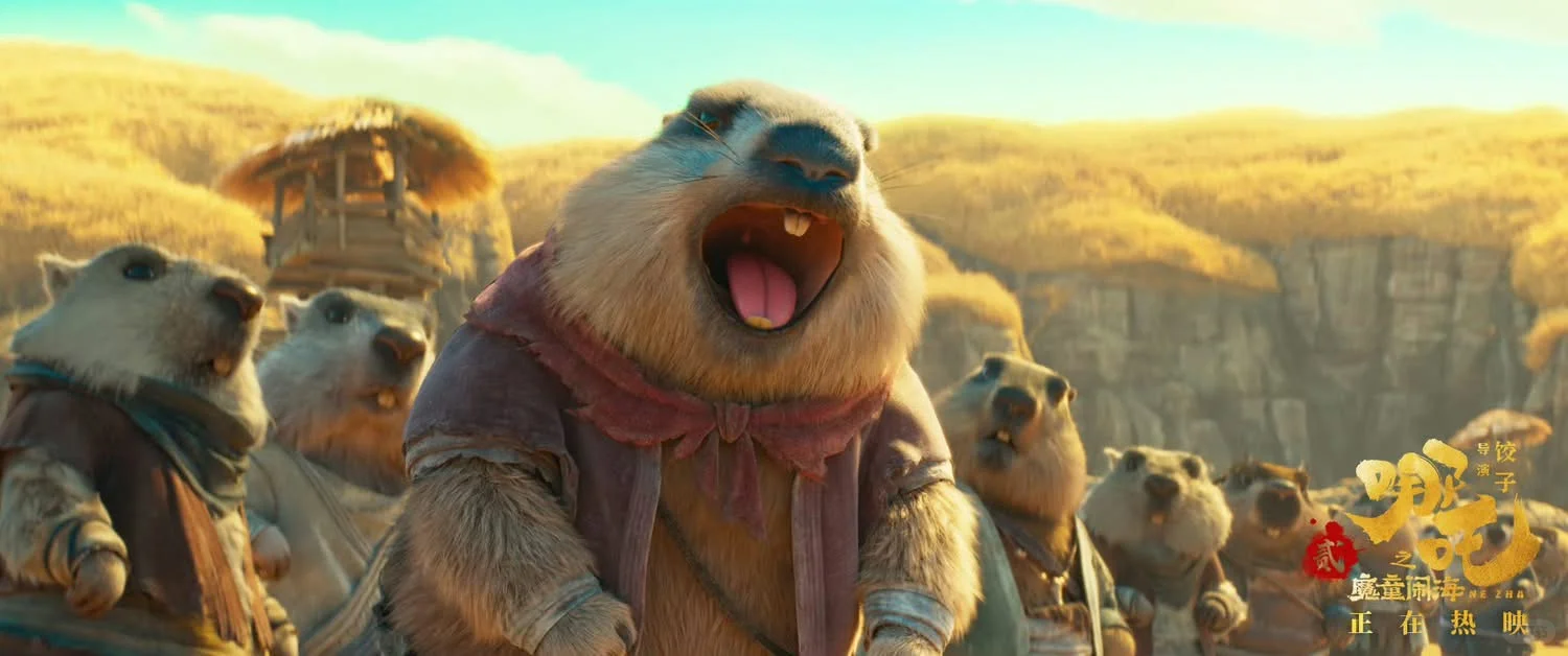 【《哪吒2》电影票房破100亿 凌晨发贺图感谢支