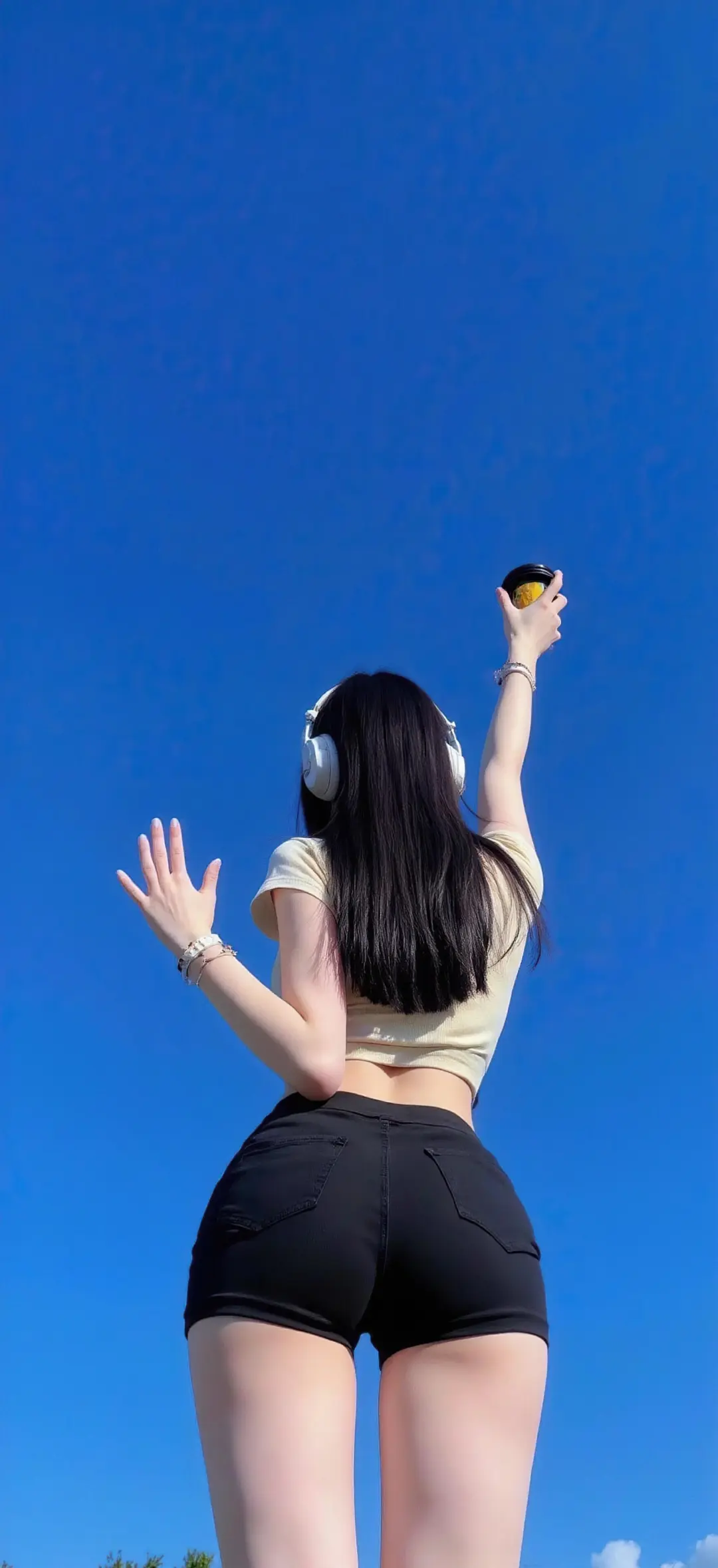 手机壁纸丨精选高清美女背影壁纸