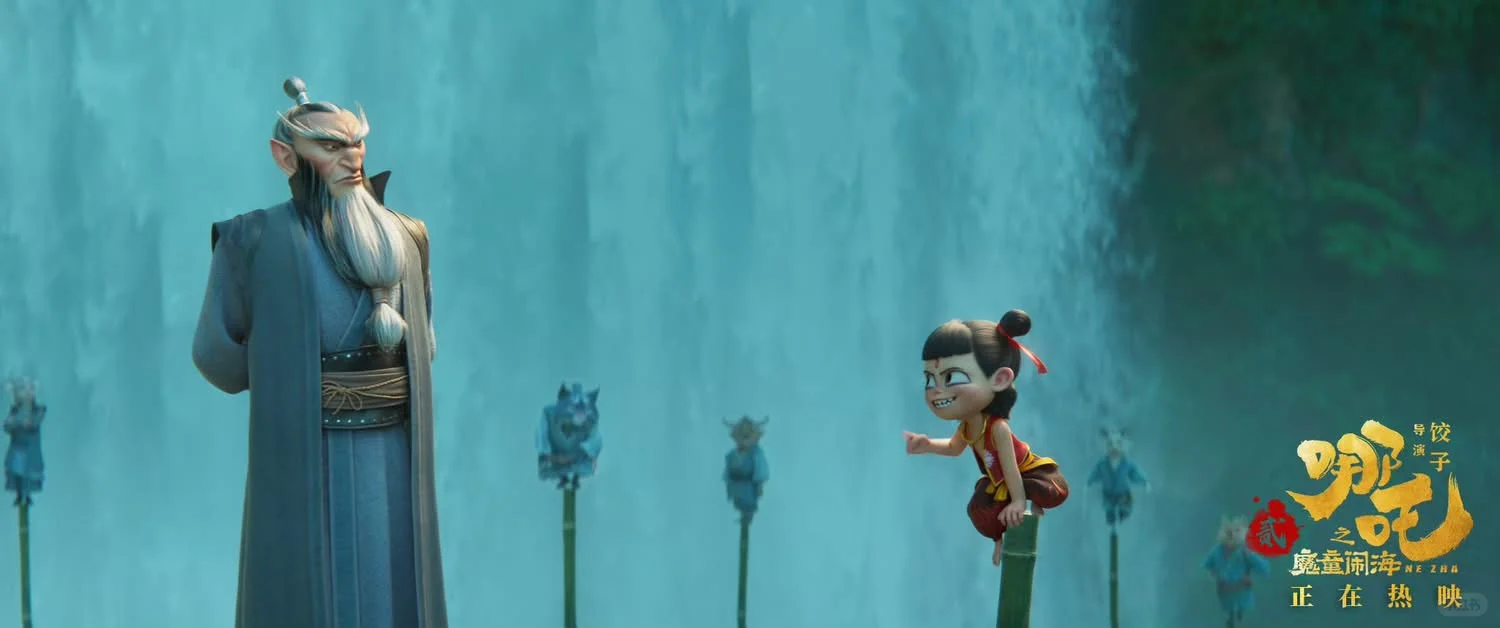 【《哪吒2》电影票房破100亿 凌晨发贺图感谢支